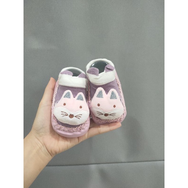 Giày siêu êm chân mùa đông cho bé hình mèo hello kitty siêu mềm