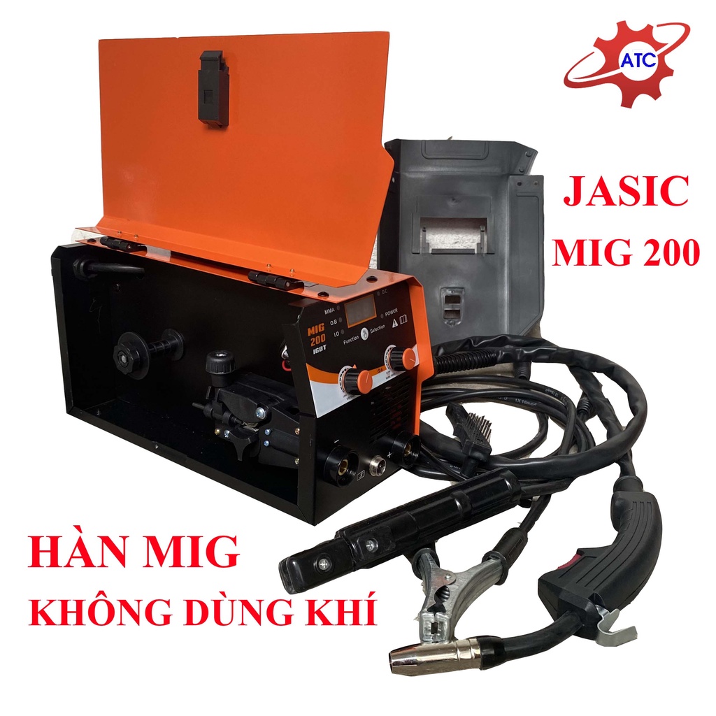 Máy Hàn MIG Không Dùng Khí Jasic Mig 200 - Hàn được cả Que Và Vật Liệu Mỏng