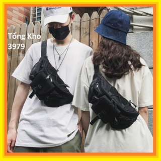 Túi bao tử phản quang - túi đeo chéo nam nữ đựng điện thoại - đeo hông - đi du lịch - đi chơi thời trang hàn quốc unisex