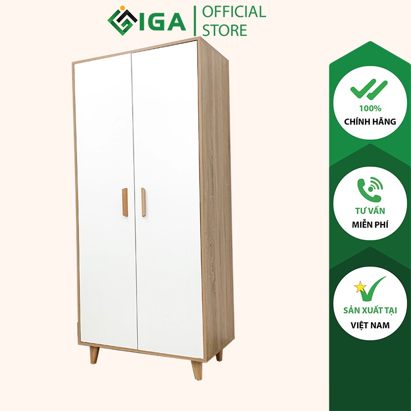 [Mã LIFEMALL2 giảm 10% đơn 250K] Tủ Quần Áo IGA Shelf Phong Cách Nordic - GP129