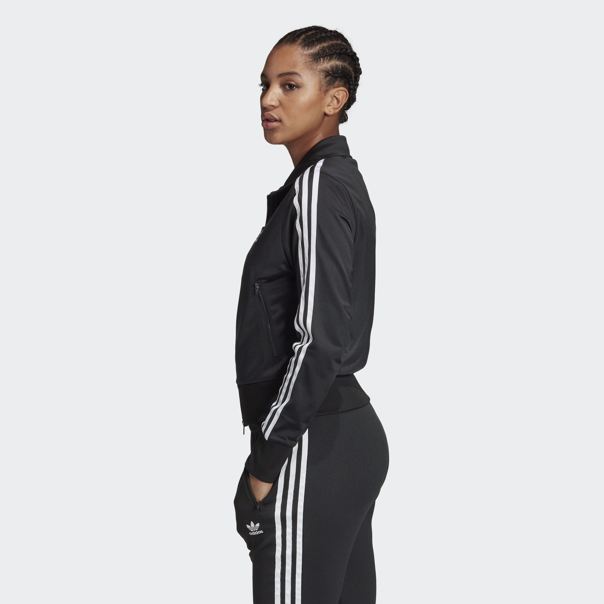 [Mã WABRDAS150 giảm 15% tối đa 100K đơn 399K] Áo Khoác adidas ORIGINALS Firebird Track Nữ Màu đen GD2371