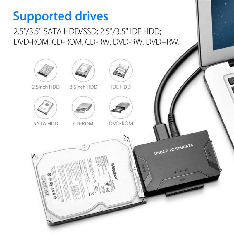 Bộ Chuyển Đổi Ổ Cứng Ngoài Usb 3.0 Sang Ide & Sata 2.5