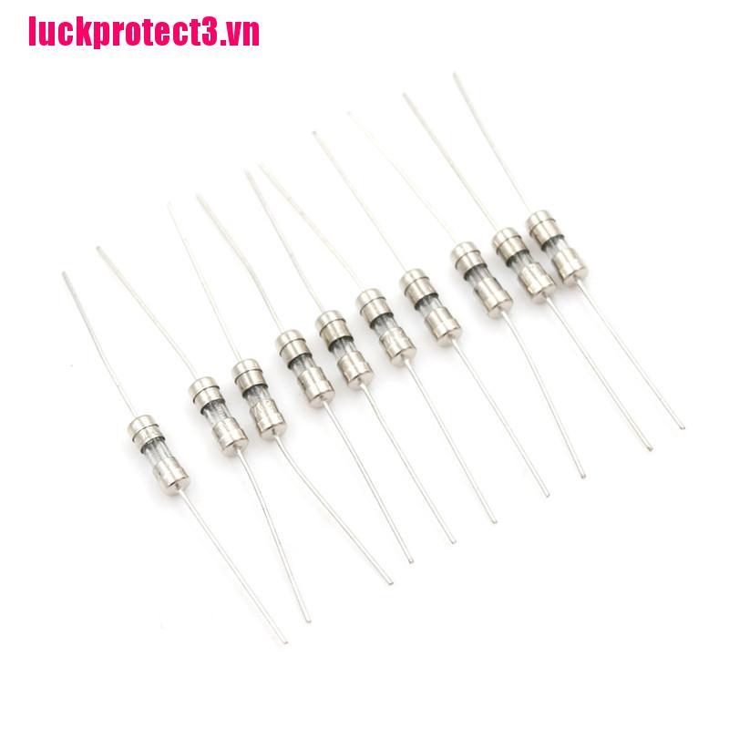 AXIAL Set 10 Cầu Chì Ống Thủy Tinh 3.6x10mm 2a Chuyên Dụng