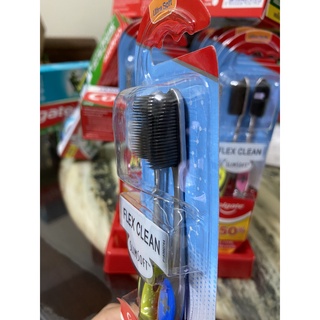 COMBO 2 BÀN CHẢI ĐÁNH RĂNG COLGATE SLIMSOFT FLEX CLEAN CHARCOAL
