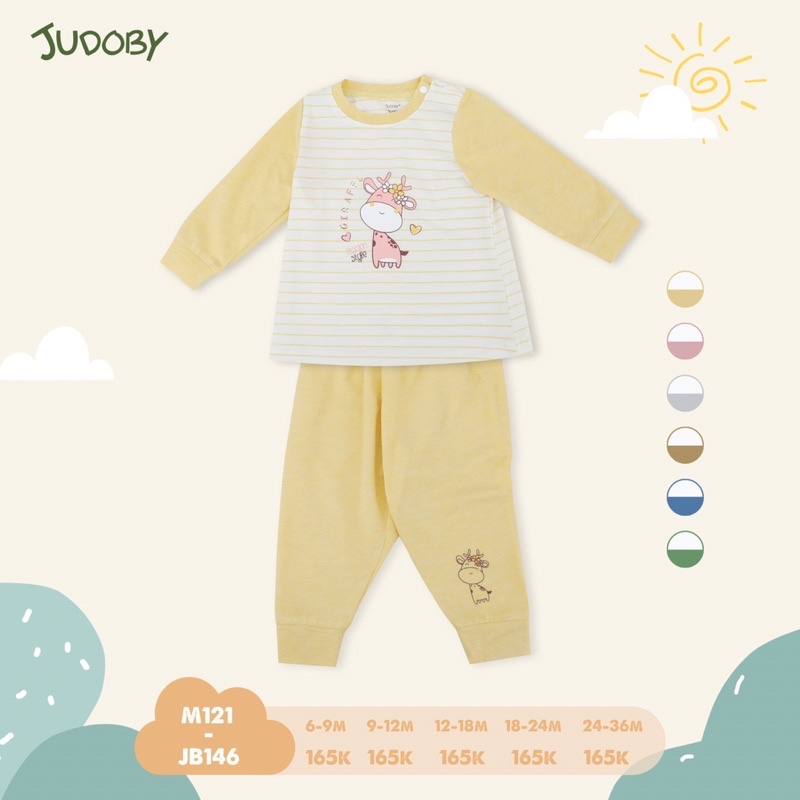 Bộ dài tay thu đông Dokma - Judoby cho bé trai, bé gái mẫu mới 2022 JB146