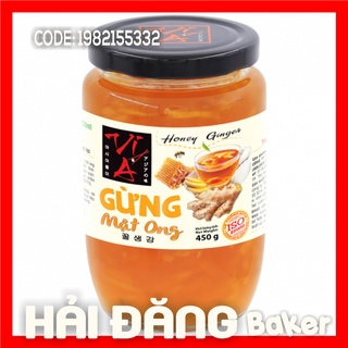 Trà gừng mật ong vị á - hủ 450gr