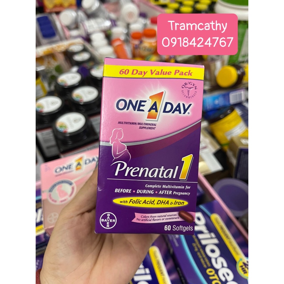 One A Day prenatal multi dha viên uống cho trước sinh , trong sinh và cả sau sinh