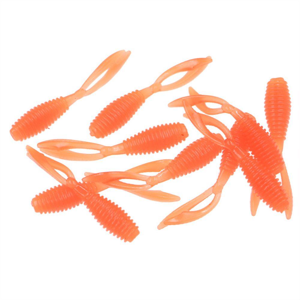SUYO Bộ 10 Mồi Câu Cá Silicone Mềm Phát Quang 36mm 0.3g