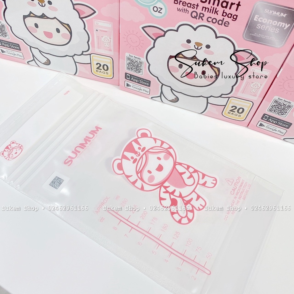 Túi trữ sữa SunMum Thái Lan