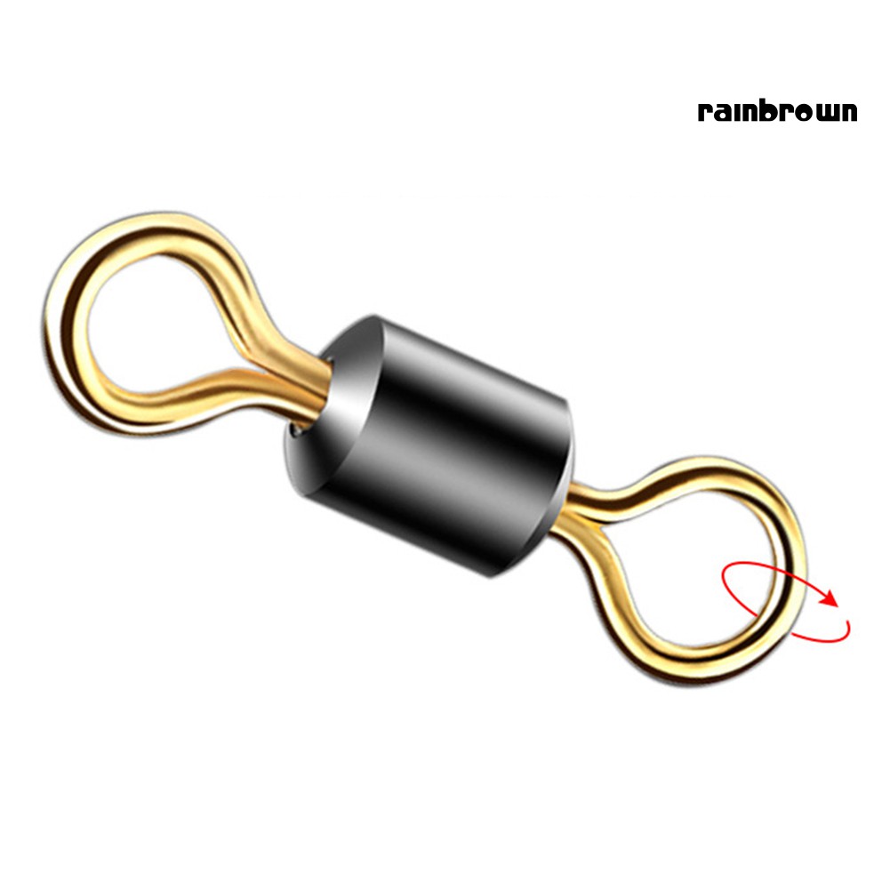 50 Khóa Câu Cá Hình Số 8 Chất Liệu Thép Không Gỉ