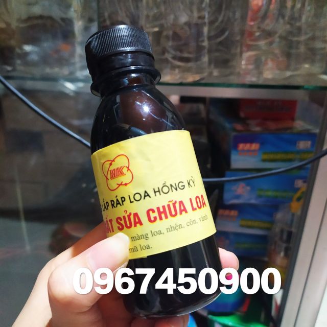 Keo sửa chữa chuyên dụng dán màng, gân loa , côn, nhện loa  nhập 120ml