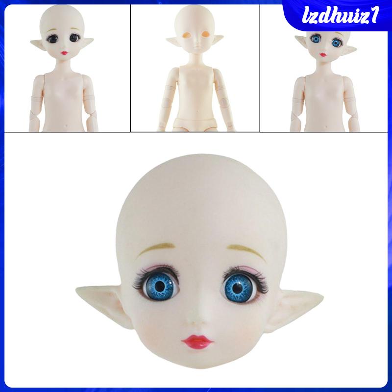 Đầu Búp Bê BJD Khớp Nối Có Thể Di Chuyển DIY 1 / 6