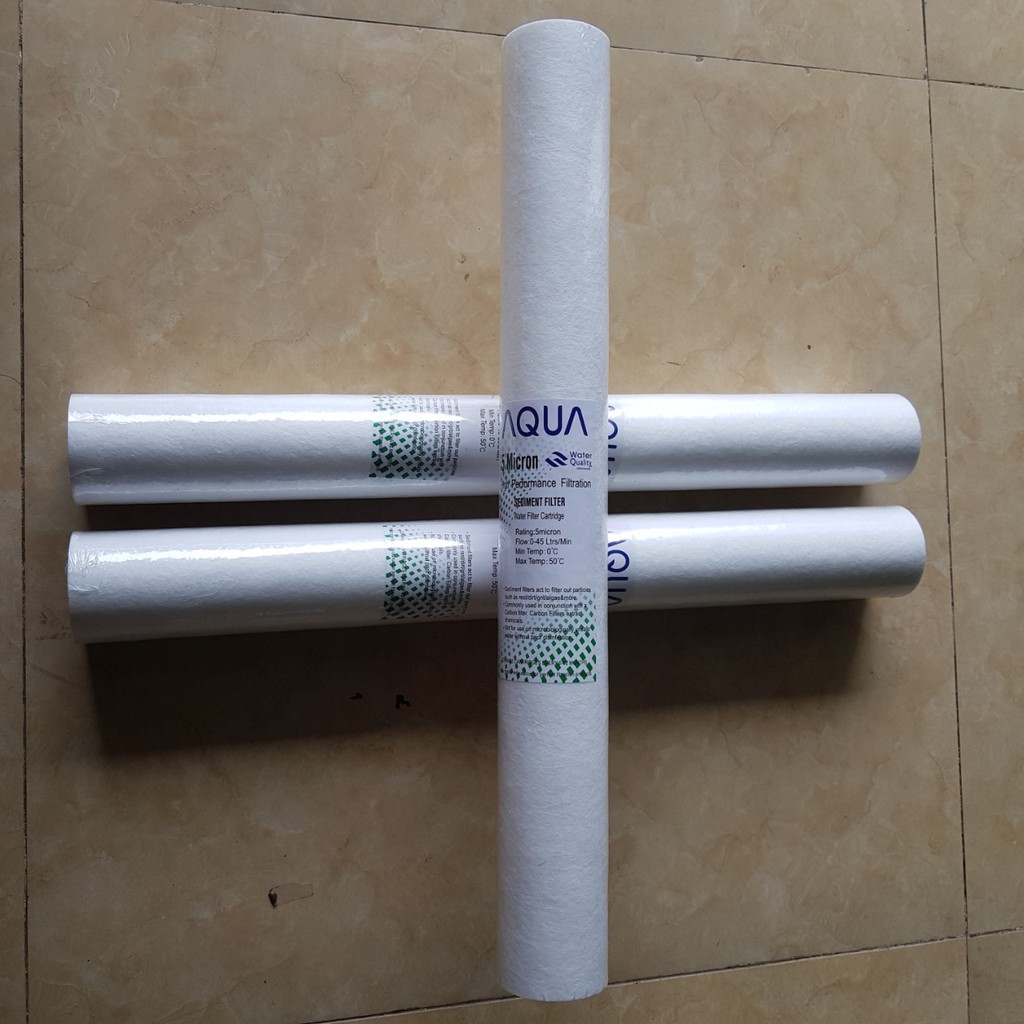 Lõi lọc tinh số 1, lõi lọc thô PP 5 micron ly 20 inch