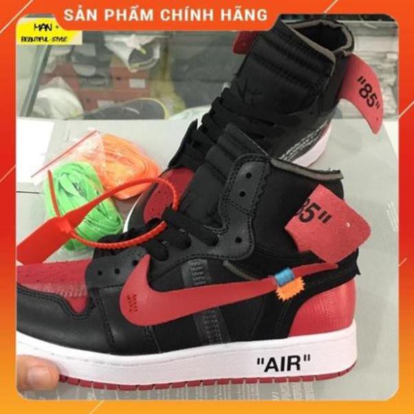 Xả Chính Hãng hàng cao cấp Giày senaker AIR JORDAN 1 off white đỏ đen " x '\