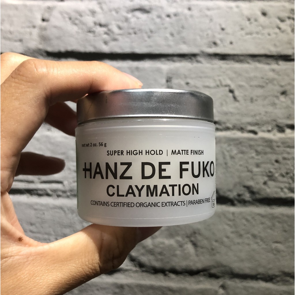 Sáp vuốt tóc nam cao cấp cho tóc dày khô Hanz de Fuko Claymation 56ml ( New 2021 )