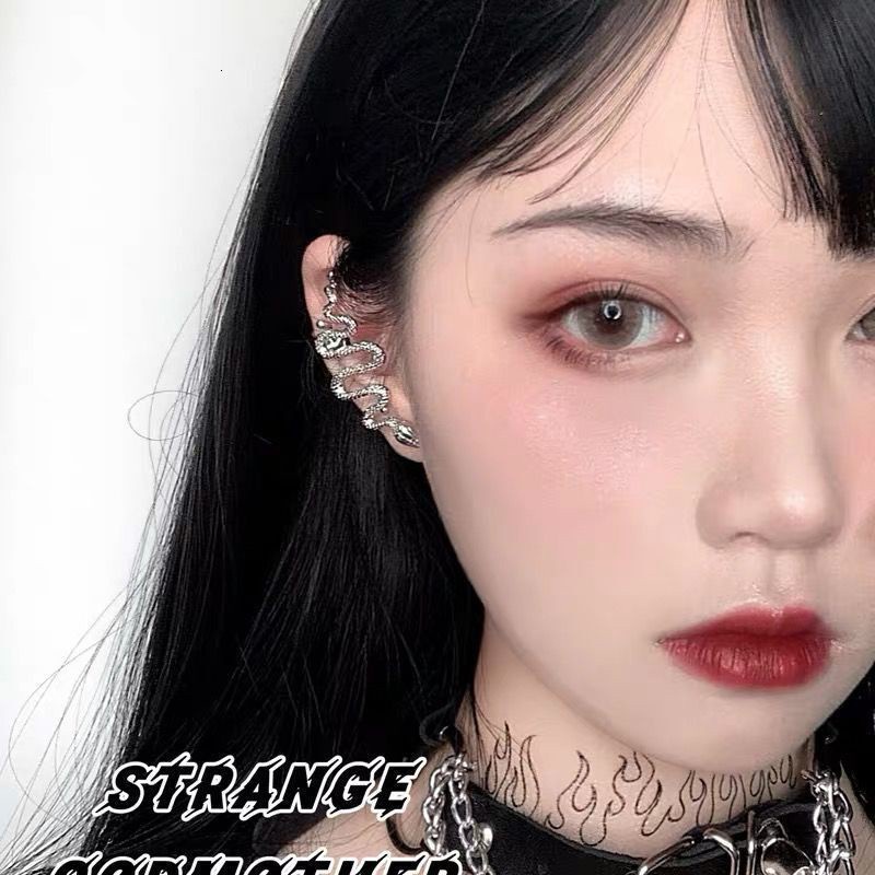Khuyên Tai Hình Rắn Cá Tính Phong Cách Hip-Hop Hợp Thời Trang
