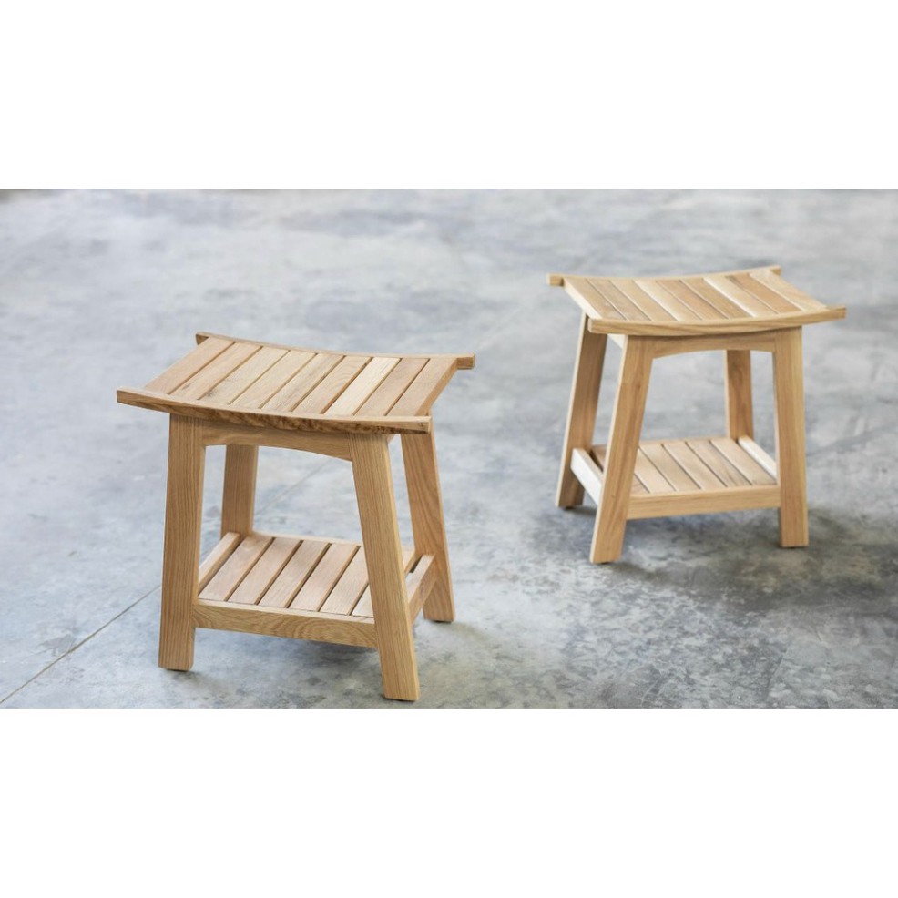 Ghế Đôn Pallet Gỗ/ Ghế gỗ thông vintage nhadecor