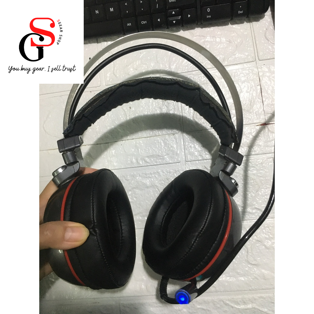 Tai nghe gaming Computer Headset WangMing M03 7.1 USB CÓ RUNG - Hàng chính hãng 2ND 85%