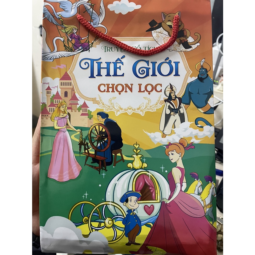Sách - Combo Truyện cổ tích Việt Nam - Thế giới chọn lọc (2 túi - 16 cuốn - Song ngữ Anh- Việt)