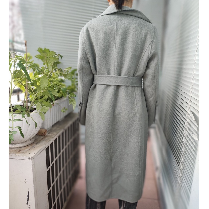Áo khoác Măng tô Dạ Hàn second-hand, áo mangto, Trench coat Big size, free size- Đồ Si Bon MT13