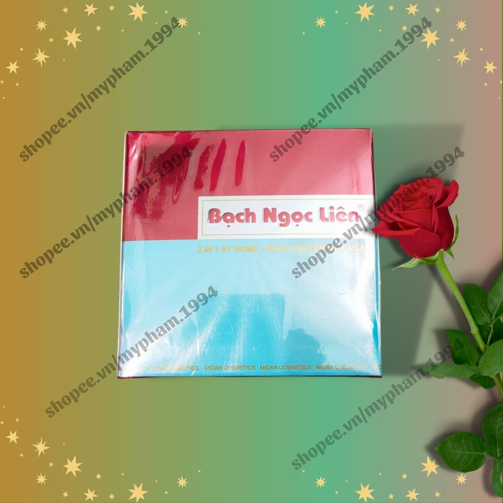 Combo kem body Bạch Ngọc Liên 90g và Vaseline Thái Lan 330ml dưỡng da trắng sáng  Combo Dưỡng Trắng