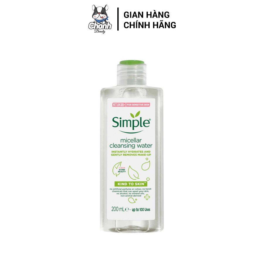 SIMPLE Tẩy Trang Simple Dịu Nhẹ