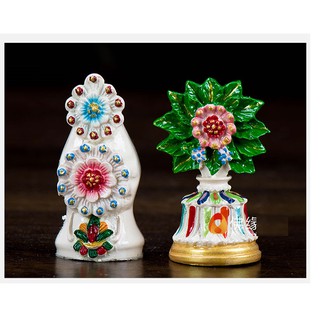 Torma và hoa cúng dường - pháp khí mật tông - phật giáo tây tạng