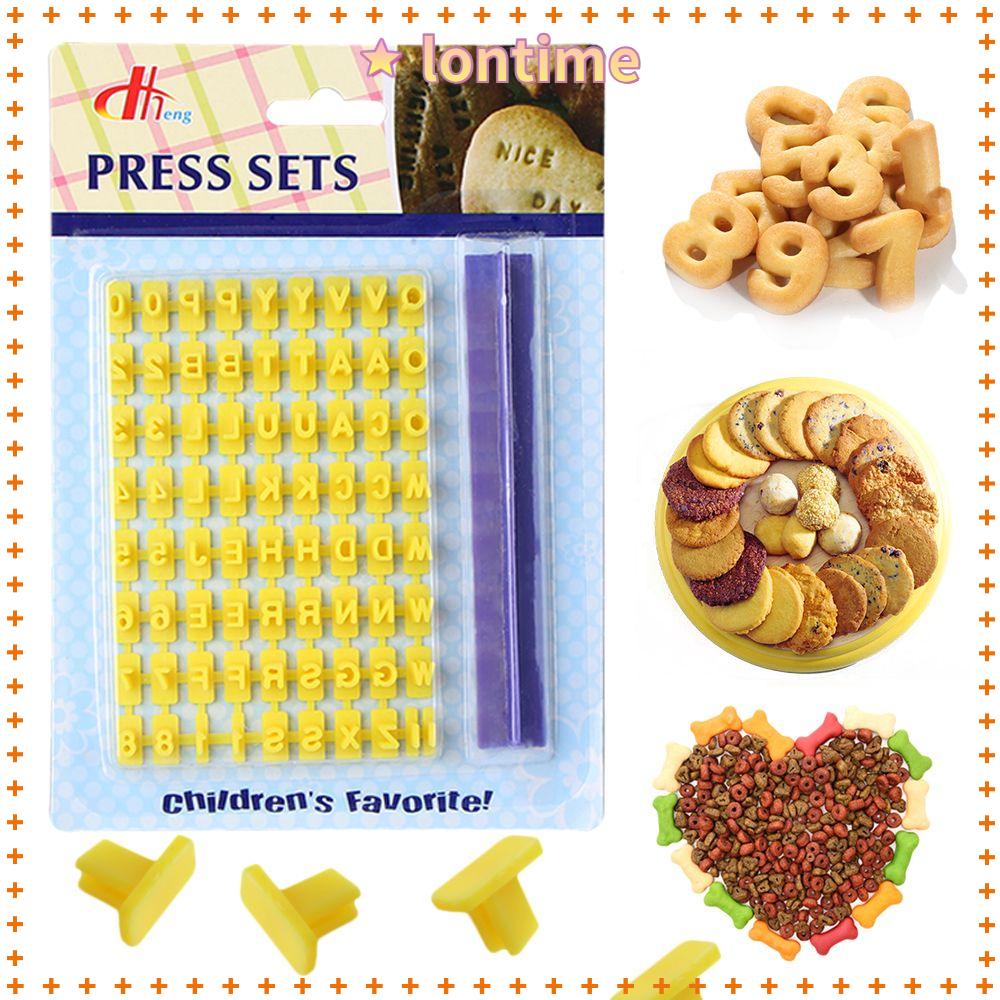 Khuôn cắt kiểu chữ số dập nổi trang trí bánh kem bánh quy