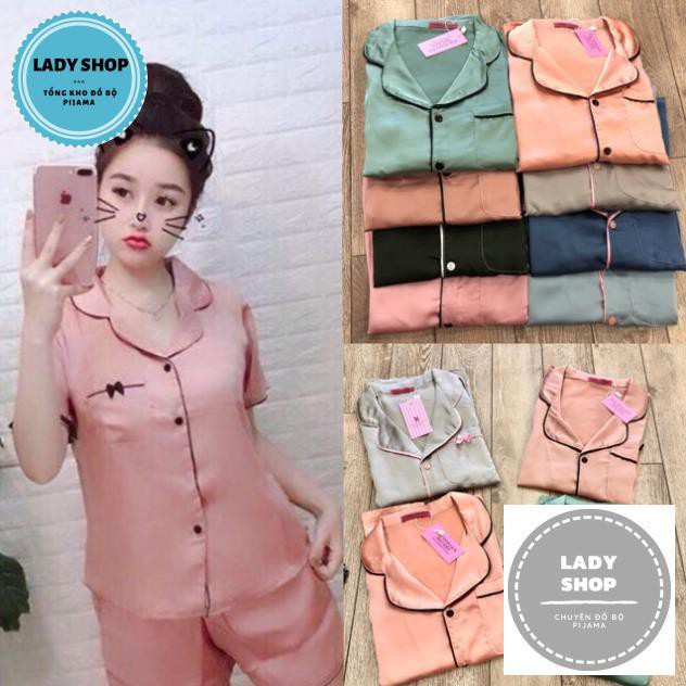 [Mã FATHANG5 giảm 10K đơn 50K] [Siêu Hot] Bộ đồ Pijama lụa💖Bộ lụa thiết kế Quần Sooc chất liệu mát lịm[HÀNG ĐẸP CHUẨN] | BigBuy360 - bigbuy360.vn