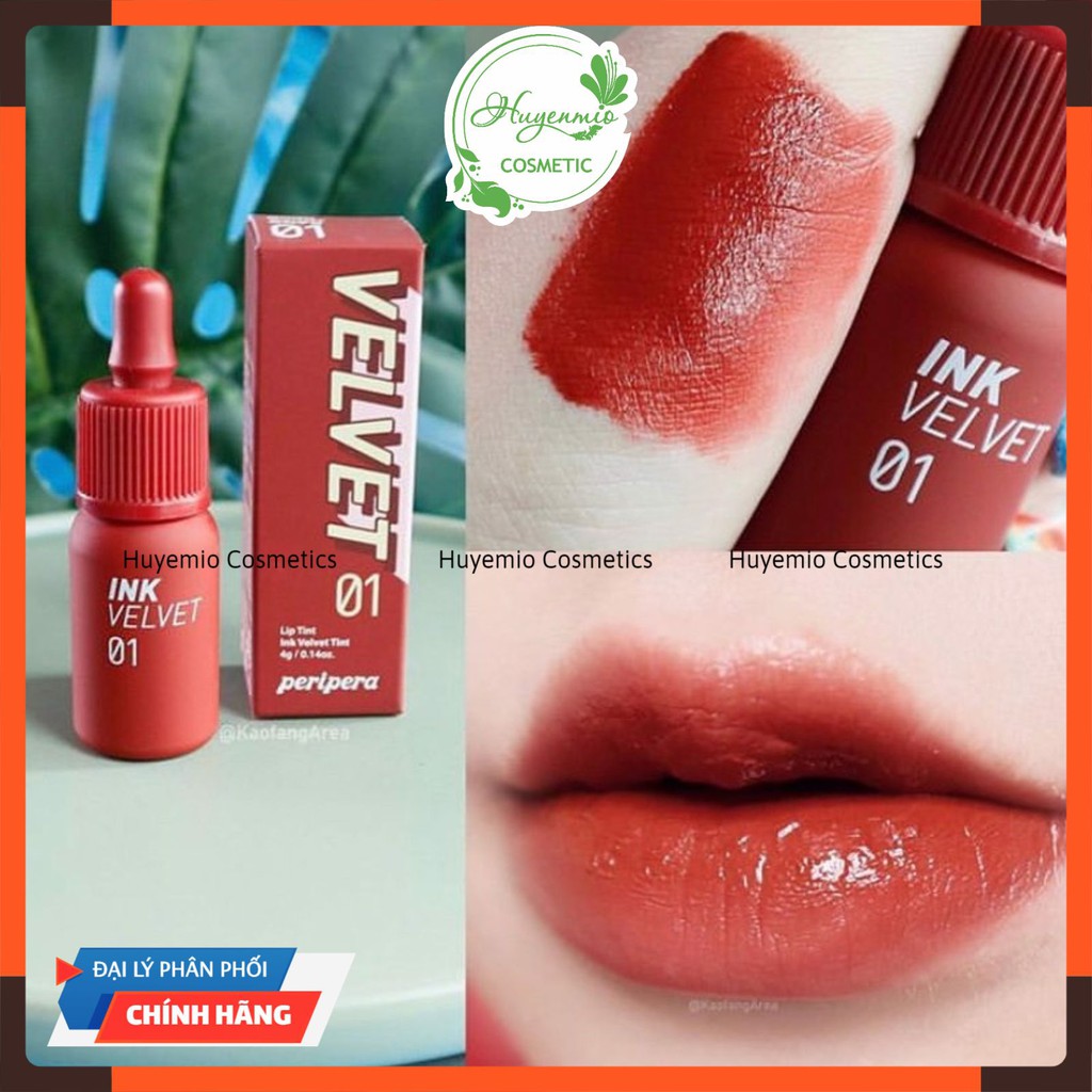 Son Ink / Son kem lì Peripera Ink Velvet Tint bản 2019 [Son Ink Velvet] vỏ đỏ, vỏ hồng | BigBuy360 - bigbuy360.vn