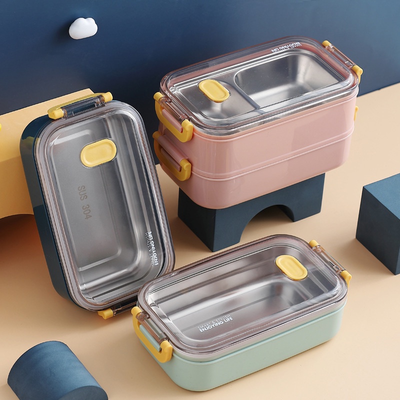 HỘP CƠM Văn phòng lõi inox cao cấp nhiều mẫu