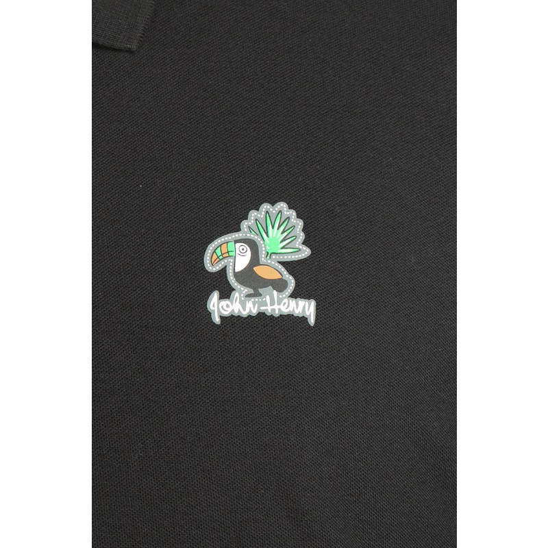 Áo thun có cổ họa tiết nhiệt đới , chuẩn form, sang trọng,thanh lịch John Henry - KS20SS25C-SC | BigBuy360 - bigbuy360.vn