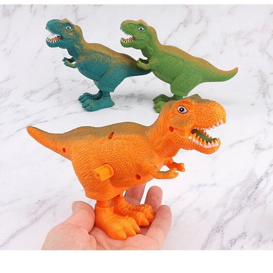 Đồ chơi trẻ em khủng long nhảy Tyrannosaurus Khủng long nhảy vặn dây cót