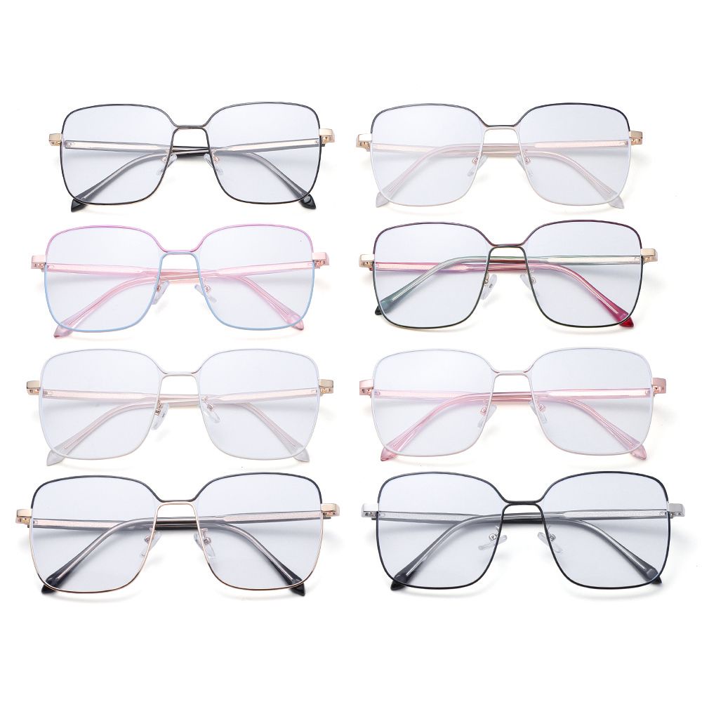 Mắt kính gọng vuông chống ánh sáng xanh thời trang cho người cận thị