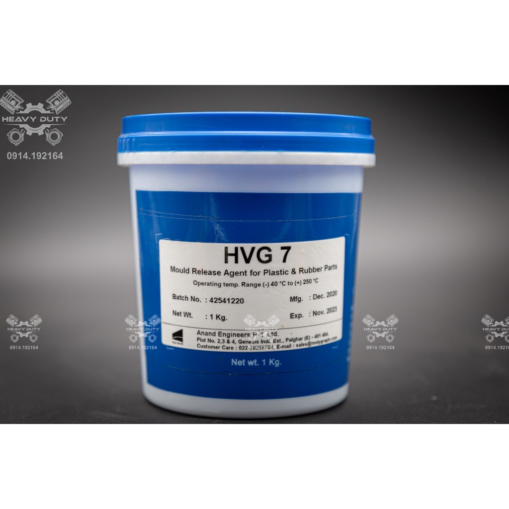 Mỡ Bò Silicone Tách Khuôn Nhựa &amp; Cao su - Molygraph HVG7 [1KG]