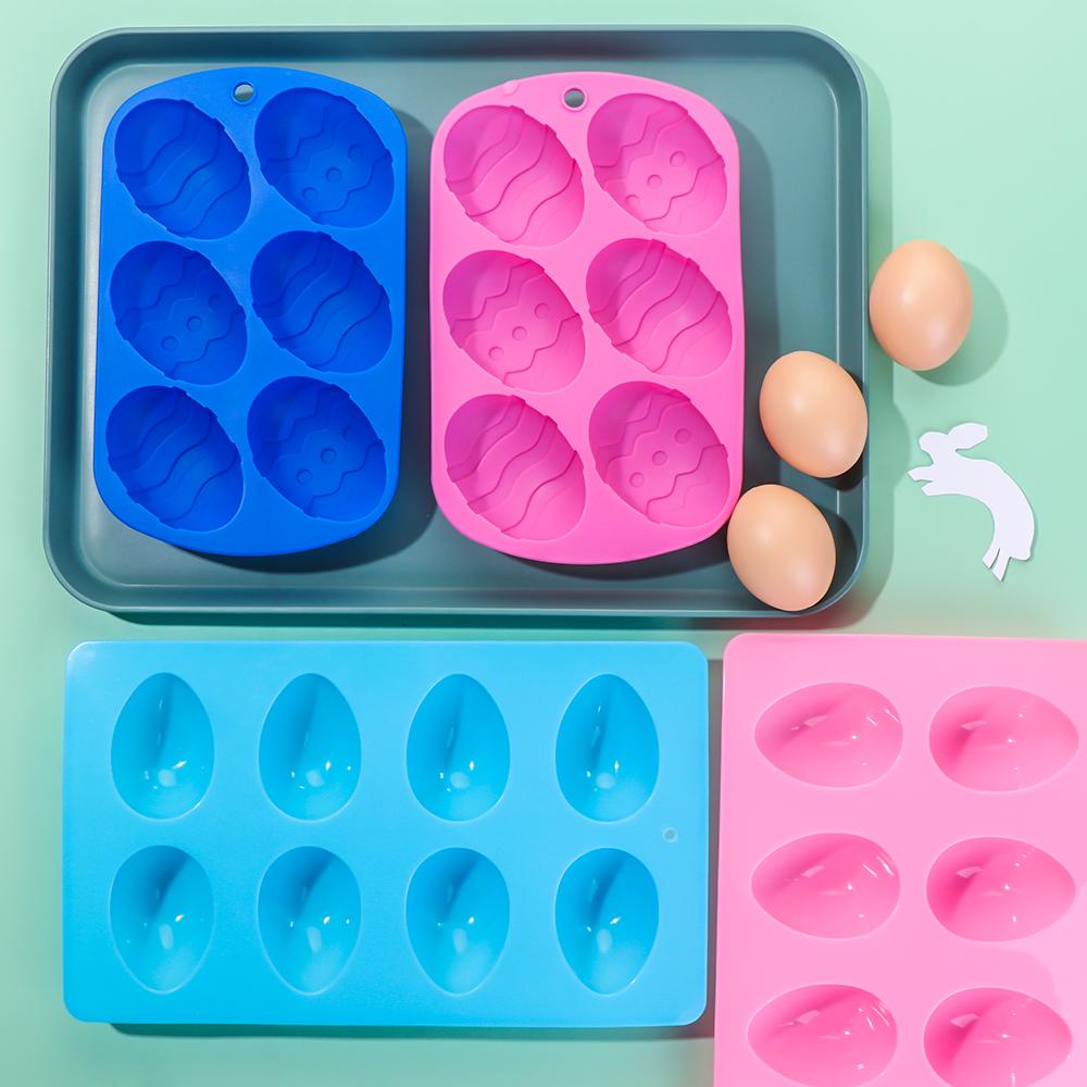 Khuôn Silicone Tạo Hình Làm Bánh Kẹo Hình Thỏ Phục Sinh