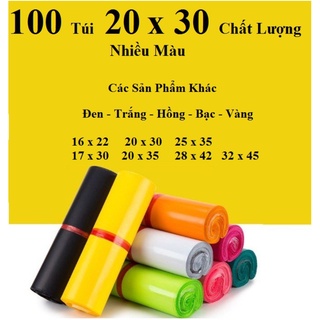 100 Túi Niêm Phong Tự Dính Nhiều Màu 20x30cm Giá Rẻ Nhất Thị Trường