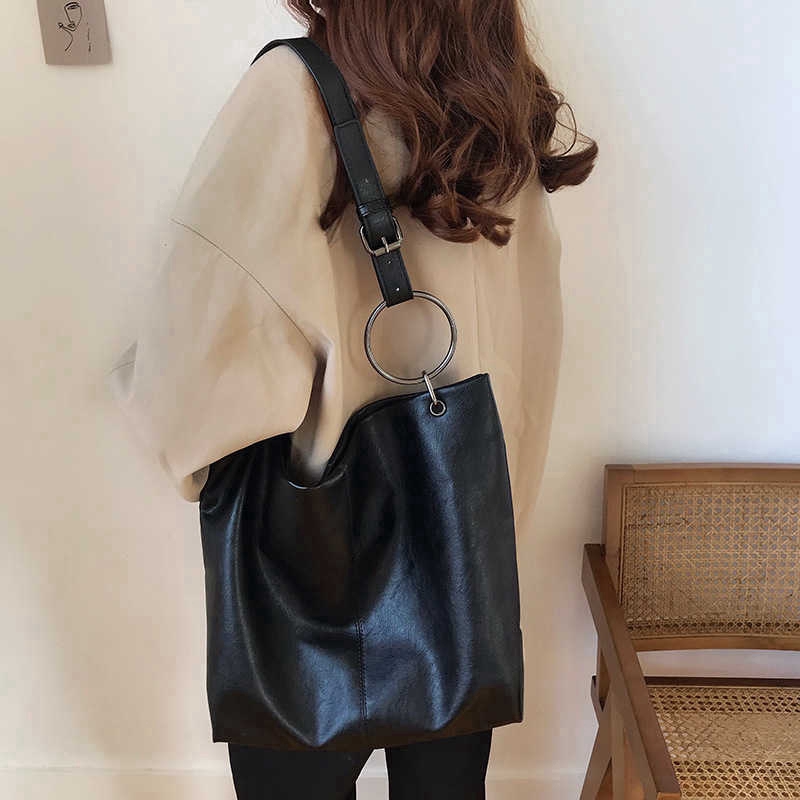 Shoulder handbag Korean fashion ladies large capacity