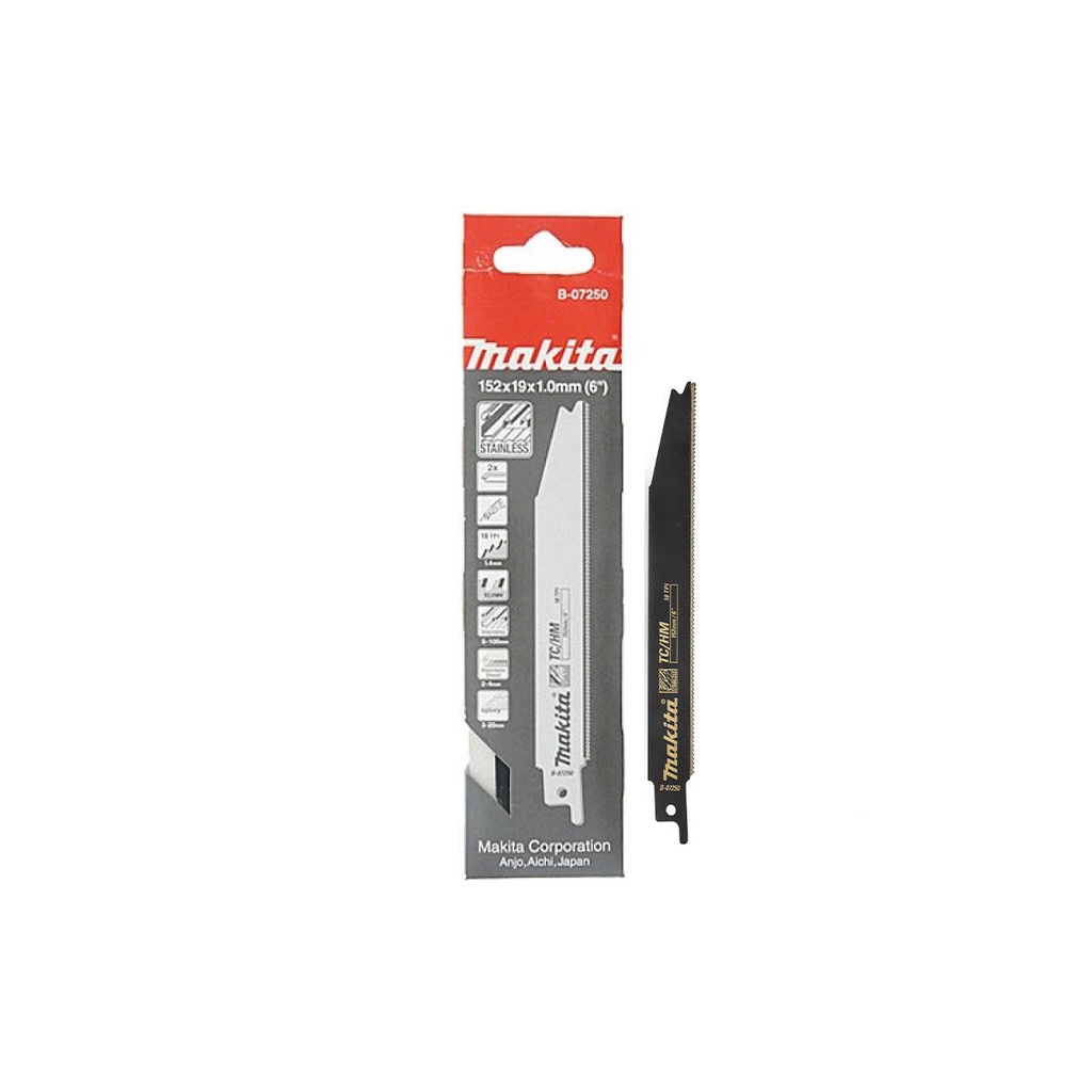 Lưỡi cưa kiếm cắt Inox 152x19x1.0mm Makita B-07250