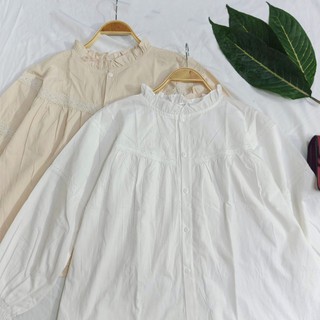 Áo sơ mi cổ bèo loại 1