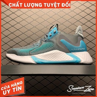 (FREESHI+HỘP+QUÀ)  Giày thể thao sneaker nam nữ ALPHABOUNCE INSTINCT M 2020 xám xanh dương cực đẹp cho nam và nữ