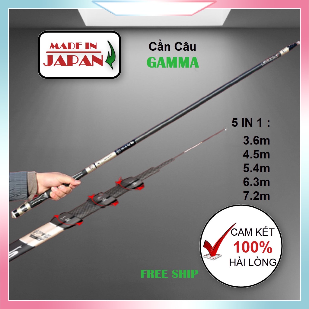 cần câu cá 6h rút tự động 5 trong 1 đa kích thước nhập khẩu Japan có cam kết chất lượng