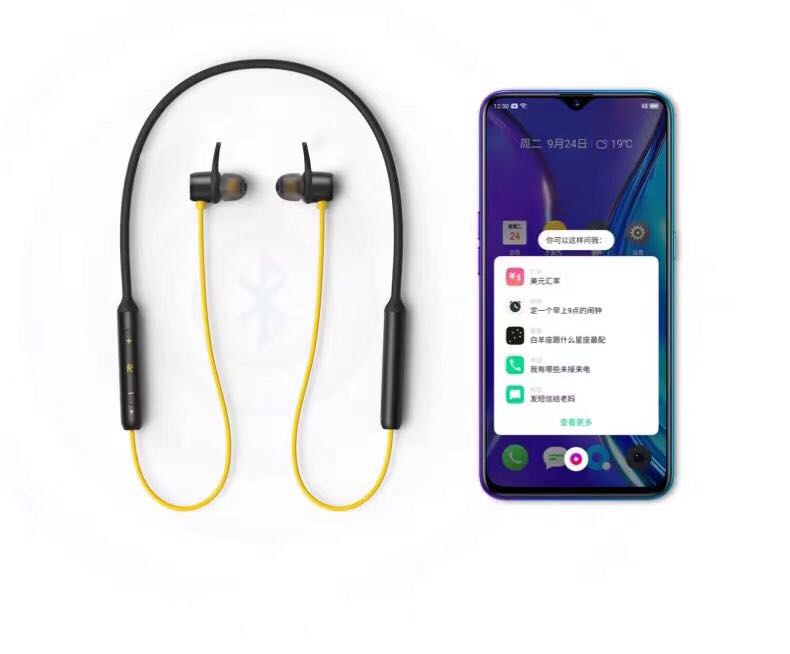 Tai nghe từ tính không dây kết nối  Bluetooth 5.0 tích hợp mic cho OPPO realme X X2 X2 Pro