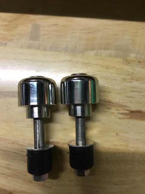 Cặp Gù Wave inox đặc 304 chân dài cho các loại xe