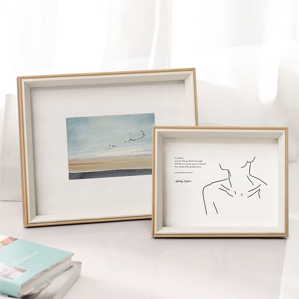 GKhung ảnh sân khấu nhỏ tươi mới sống động Khung ảnh 5 inch 6 inch 8 inch 7 inch A4 treo tường sáng tạo trẻ em 16K10 inc