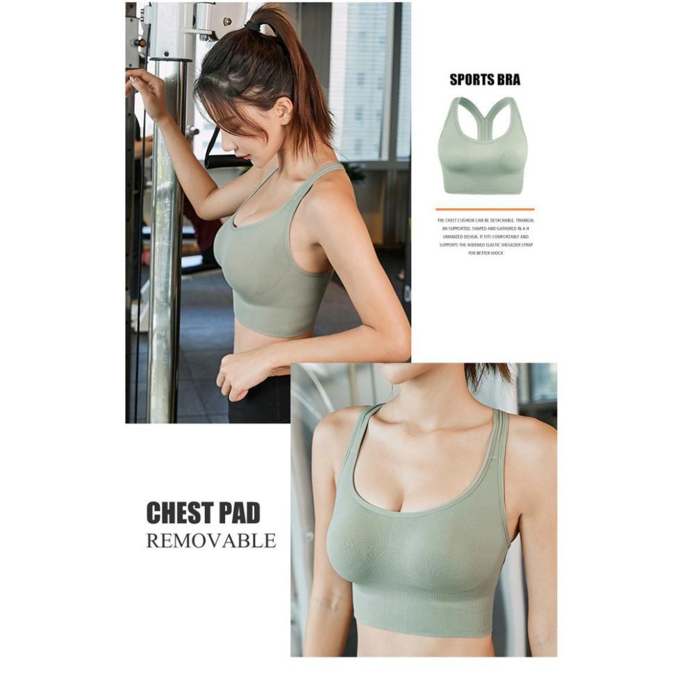 [EMMA] Áo Bra Tập Gym Nữ Tập Yoga Thể Thao Gài Lưng Quảng Châu Có Đệm Ngực [ĐỒ TẬP]