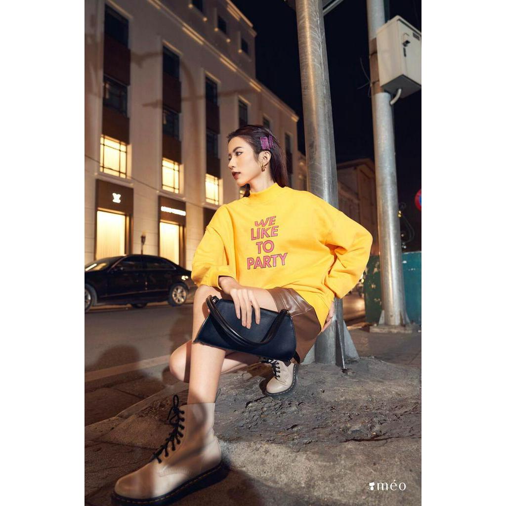 Áo Nỉ dài tay cổ leo Like Party Méo Shop