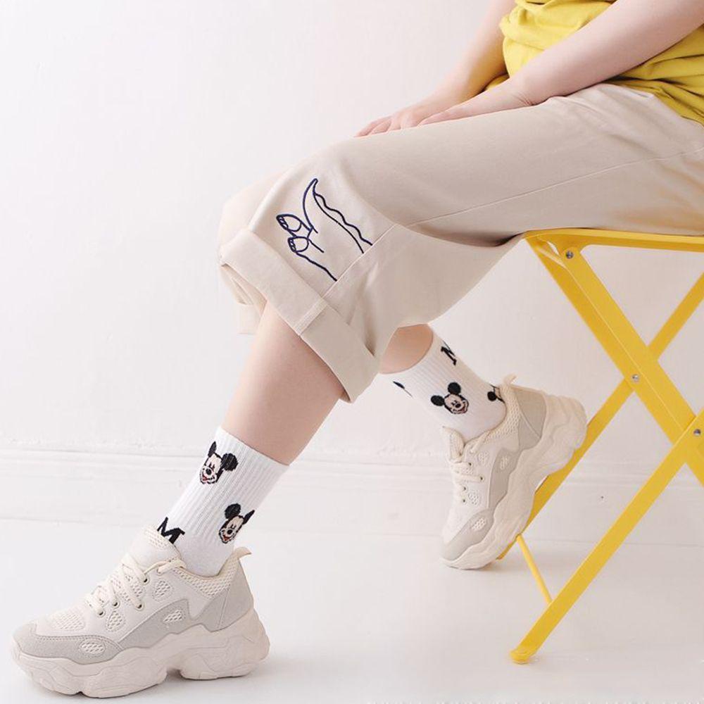 Tất In Hình Mickey Minnie Thân Thiện Với Da Cho Nữ TAYLOR1