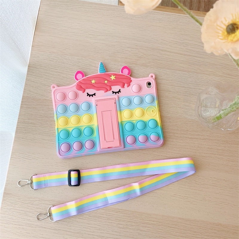 Ốp máy tính bảng silicon mềm họa tiết hoạt hình dễ thương cho Samsung Tab A7 Lite 8.7" 2021 SM-T220 SM-T225