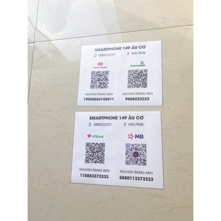 Decal Số Tài Khoản Dán Kính